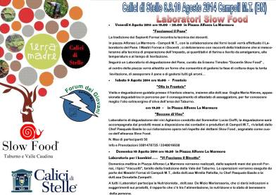Slow Food - Calici di Stelle 2014